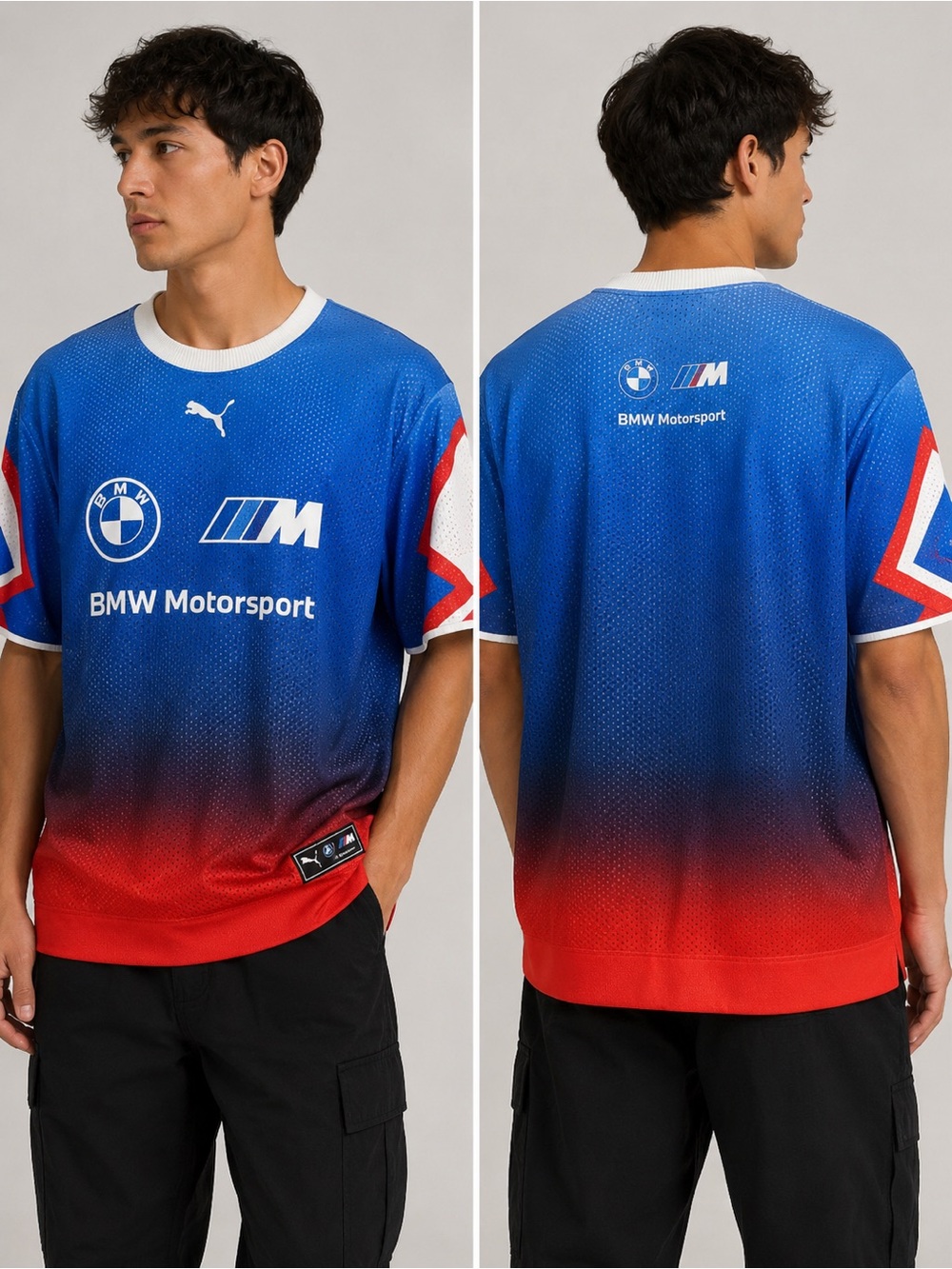 Puma BMW Motorsport Mesh Jersey Men’s NWT Racing Shirt Medium & Small